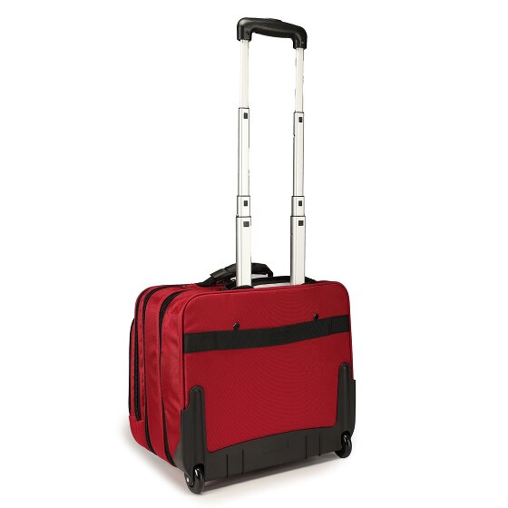 Dermata 2 ruote Trolley business 38 cm Vano porta PC