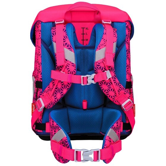 Scout Sunny II Neon Safety Set di borse per la scuola 4 pezzi