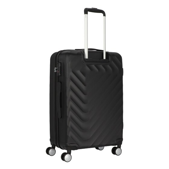 American Tourister Summer Square 4 ruote Carrello 67 cm con piega di espansione