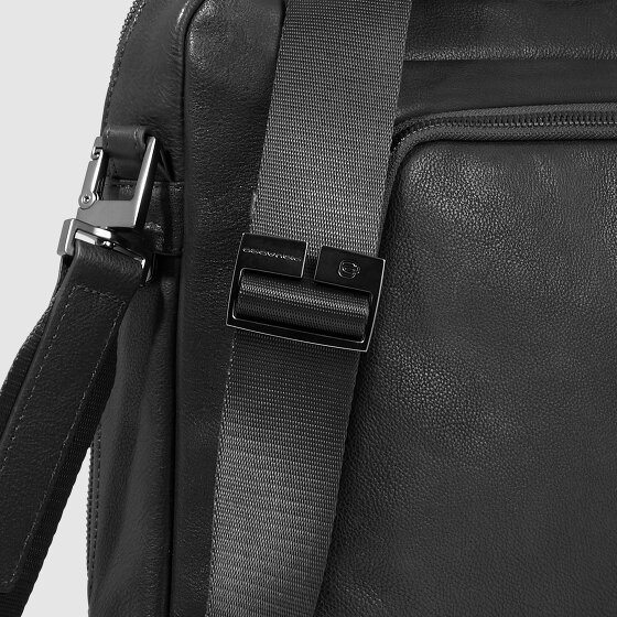 Piquadro Carl Valigetta Protezione RFID Pelle 37 cm Scomparto per laptop