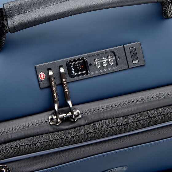 Delsey Paris Turenne Soft 4 ruote Carrello della cabina 56 cm con piega di espansione