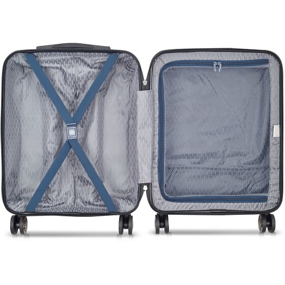 Delsey Paris Air Armour 4 Roll Cabin Trolley Slim Line 55 cm Delsey Paris Air Armour 4 Roll Cabin Trolley Slim Line 55 cm