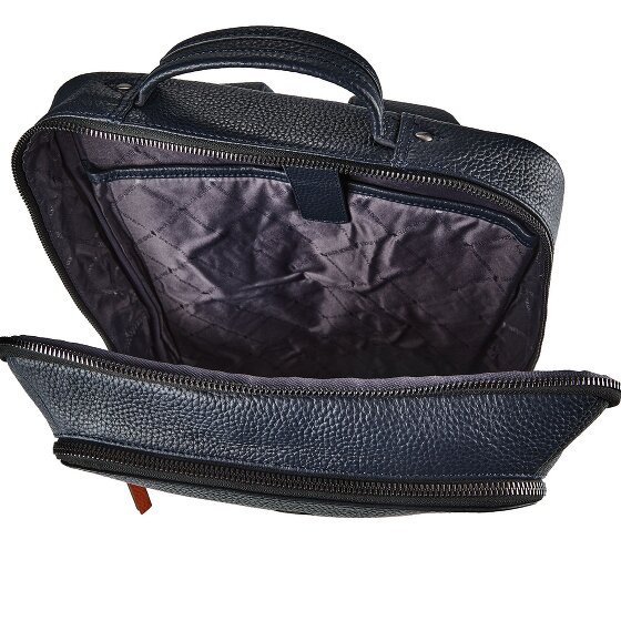 Braun Büffel Novara Zaino da lavoro Vera Pelle 40 cm Vano porta PC