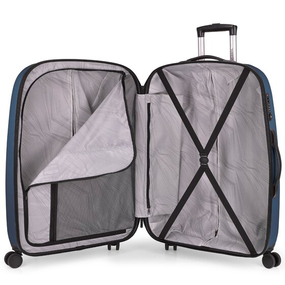 Gabol Paradise XP 4 ruote Carrello L 77 cm con piega di espansione