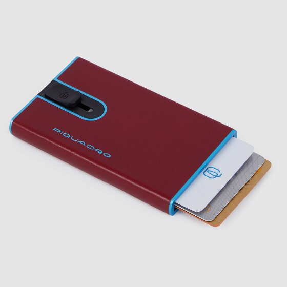 Piquadro Blue Square Custodia per carta di credito Protezione RFID Pelle 6.5 cm