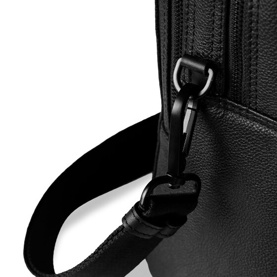 bugatti Black Valigetta Pelle 38 cm Scomparto per laptop