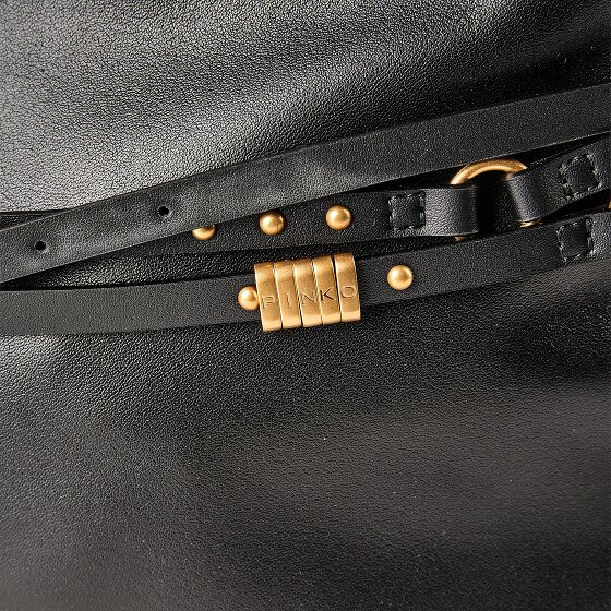 PINKO Belt Bag Big Borsa a spalla Vera Pelle 40 cm