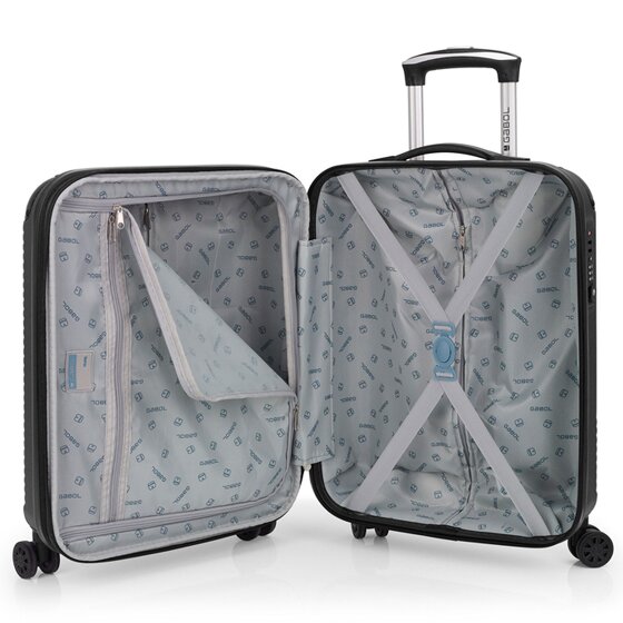 Gabol Balance XP 4 ruote Set di valigie 4 pezzi con piega di espansione