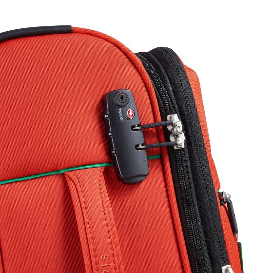 Delsey Paris x Colors Benetton Color Block Trolley da cabina a 4 ruote da 55 cm con piega ad espansione