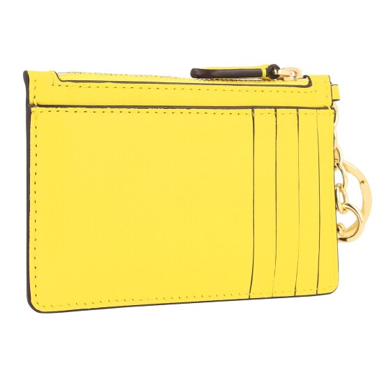 Lauren Ralph Lauren Zip Card Portafoglio chiave Vera Pelle 13 cm