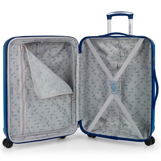 Gabol Balance XP 4 ruote Set di valigie 3 pezzi con piega di espansione