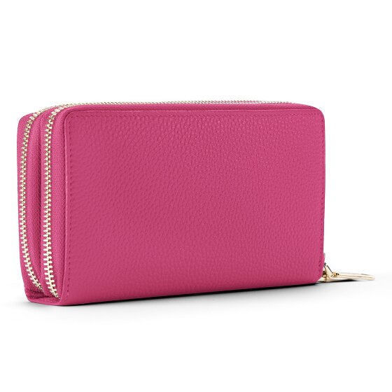 Lazarotti Portafoglio Bologna in pelle XL con doppia chiusura a zip, protezione RFID, 20 cm
