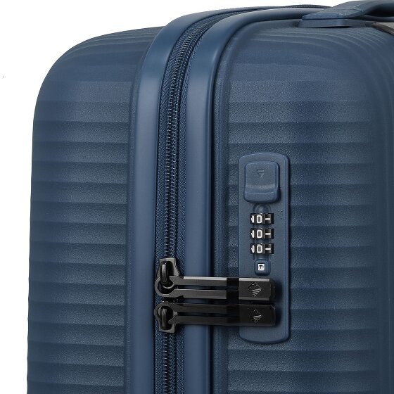 Travelite Air Stripe 4 ruote Carrello della cabina S 55 cm