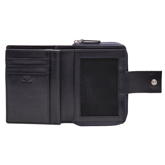 Maître Henau Diethilde Portafoglio Protezione RFID Vera Pelle 12.5 cm