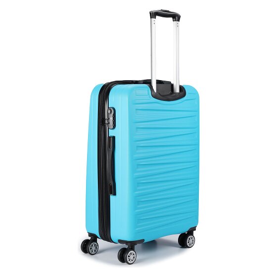 Benzi 5493 4 ruote Set di valigie 3 pezzi con piega di espansione