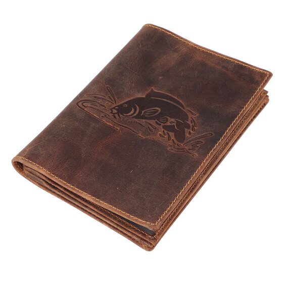 Greenburry Portadocumenti vintage in pelle 12 cm