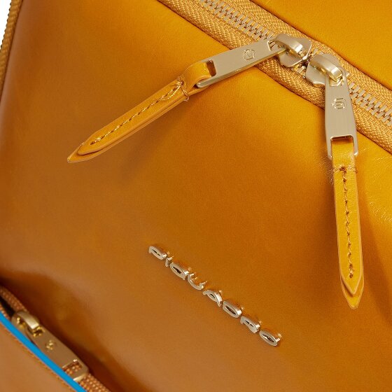 Piquadro Blue Square Zaino da giorno Protezione RFID Pelle 37 cm Scomparto per laptop