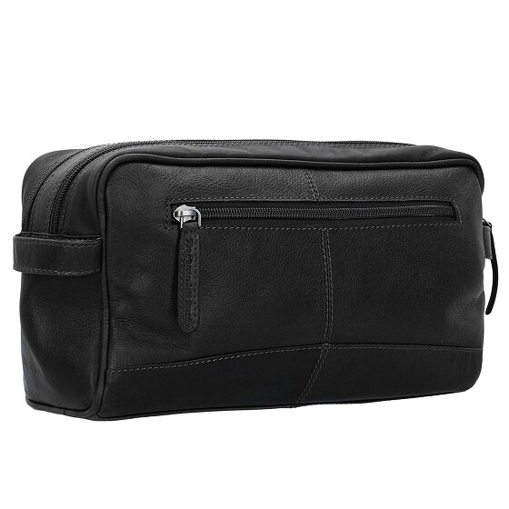The Chesterfield Brand Wax Pull Up Borsa da toilette Pelle 29 cm