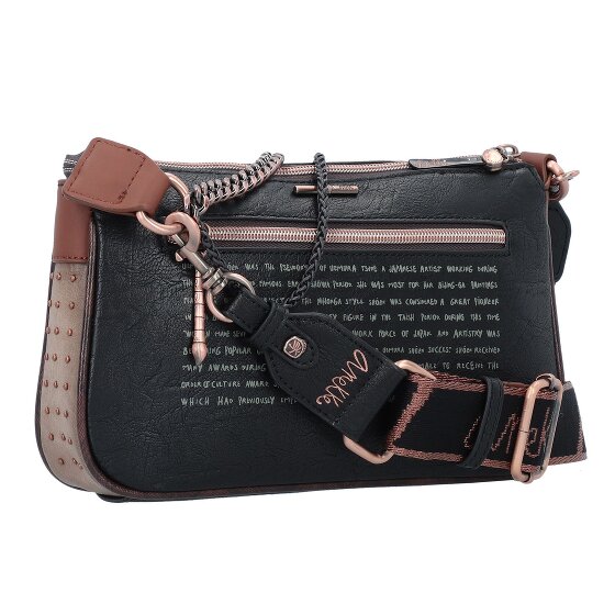 Anekke Shoen Black Borsa a tracolla 24 cm