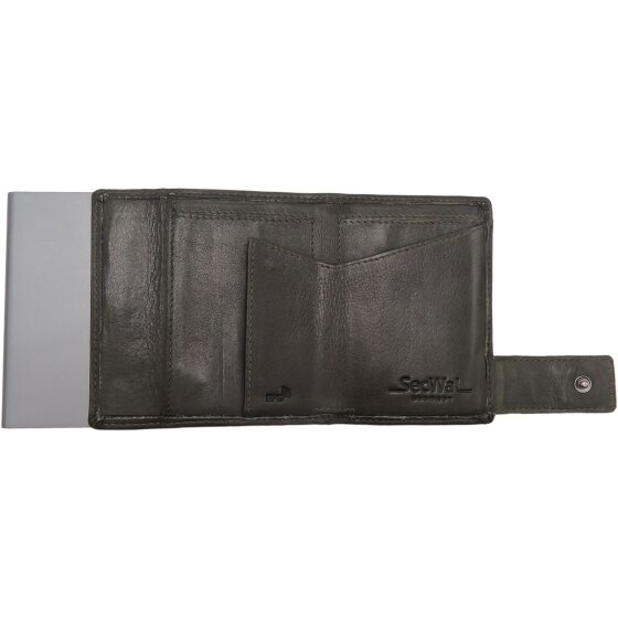 SecWal SecWal 1 Custodia per carte di credito Portafoglio RFID in pelle 9 cm