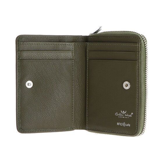 Golden Head Madrid Portafoglio Protezione RFID Vera Pelle 11.5 cm