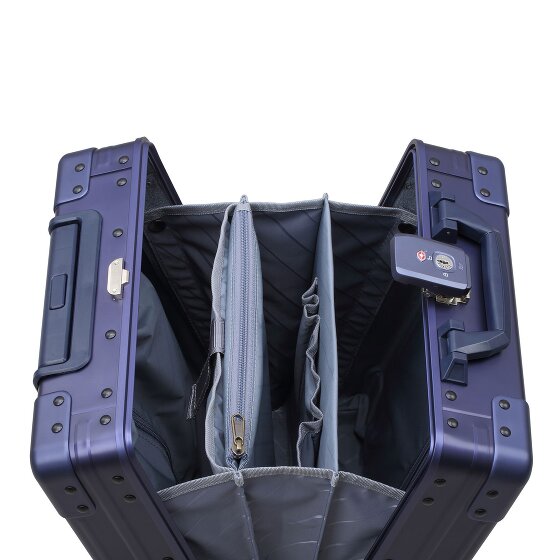 Aleon Trolley cabina Business a 4 ruote in Alluminio, 42 cm, con scomparto per laptop