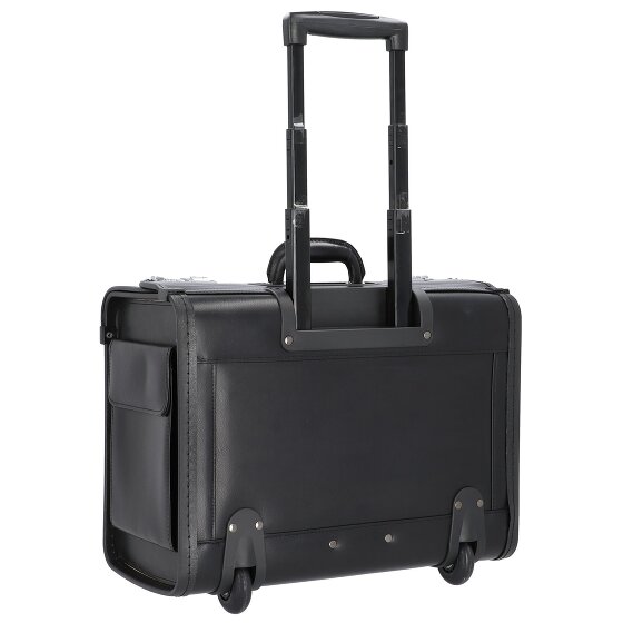 Alassio Valigia pilota in pelle a 2 ruote Scomparto per laptop da 48 cm