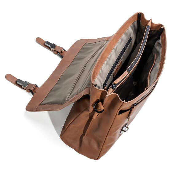Farmhood Nashville Cartella XL 2 scomparti in pelle 39 cm