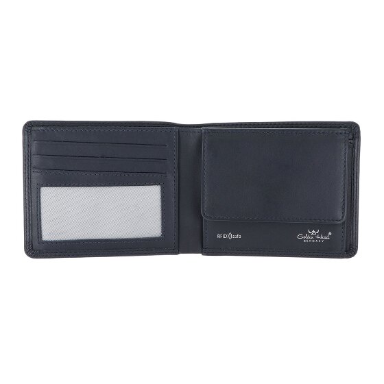 Golden Head Polo Portafoglio Protezione RFID Vera Pelle 11 cm
