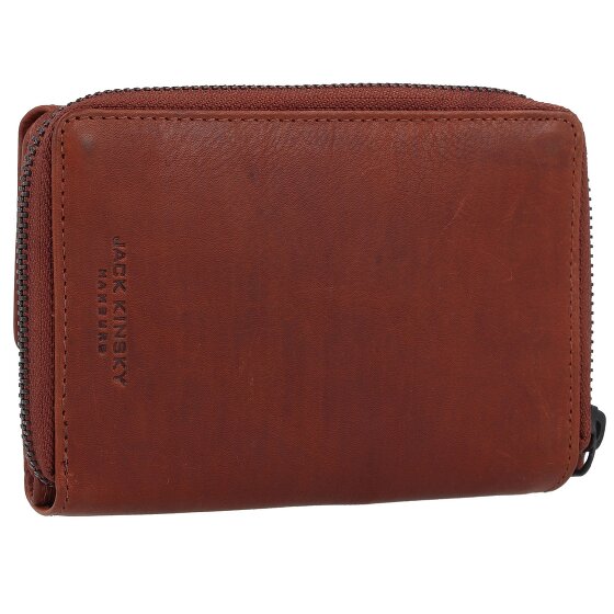 Jack Kinsky Risör Portafoglio Protezione RFID Pelle 14 cm