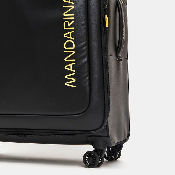 Mandarina Duck Eco Coated 4 ruote Carrello XL 83 cm con piega di espansione