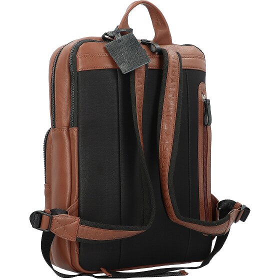Burkely Zaino Bold Bobby in pelle 40 cm Scomparto per laptop