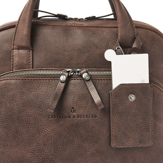 Castelijn & Beerens Carisma Zaino RFID in pelle 40 cm Scomparto per laptop
