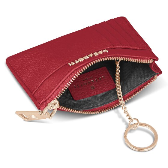 Lazarotti Bologna Portachiavi in pelle 11,5 cm con scomparto per air tag