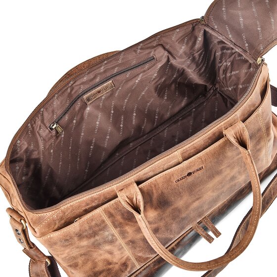 Greenburry Vintage Borsa da viaggio Weekender Pelle 51 cm
