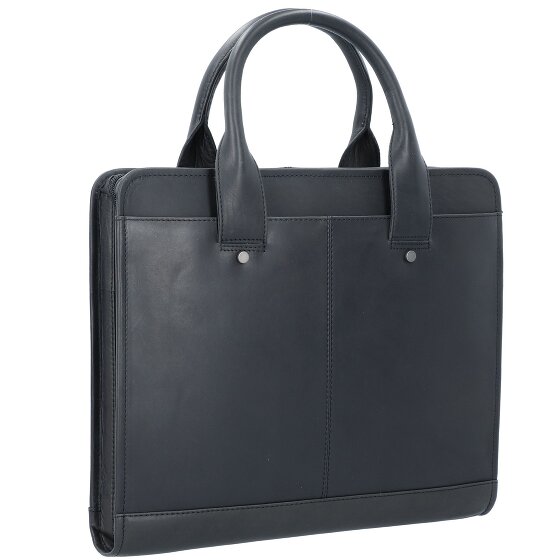 Plevier Navigator Valigetta Vera Pelle 34 cm