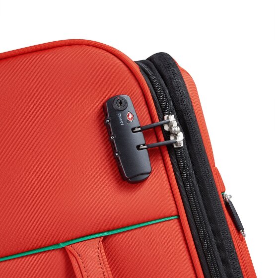 Delsey Paris x United Colors of Benetton Colour Bock Trolley a 4 ruote da 67 cm con piega elastica