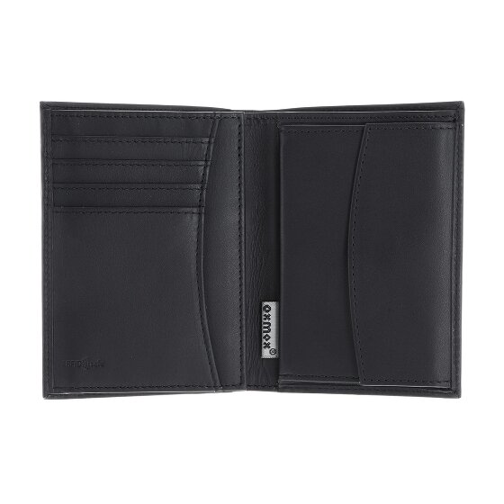 oxmox Leather Portafoglio Protezione RFID Vera Pelle 13 cm