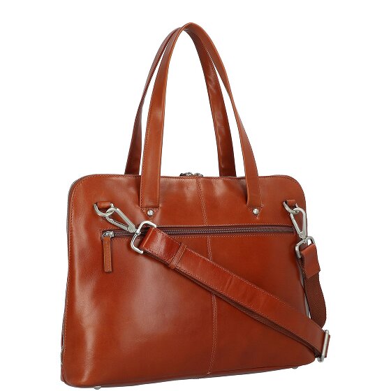 Leonhard Heyden Cambridge Borsa a tracolla in pelle 41 cm Scomparto per laptop