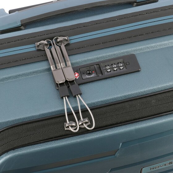 Travelite Air Base 4 ruote Carrello della cabina 55 cm Scomparto per laptop