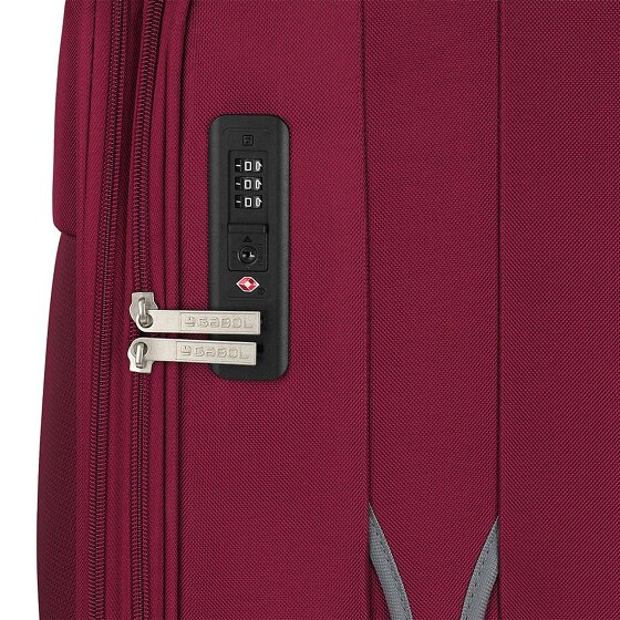 Gabol Zambia 4 ruote Set di valigie 3 pezzi con piega di espansione