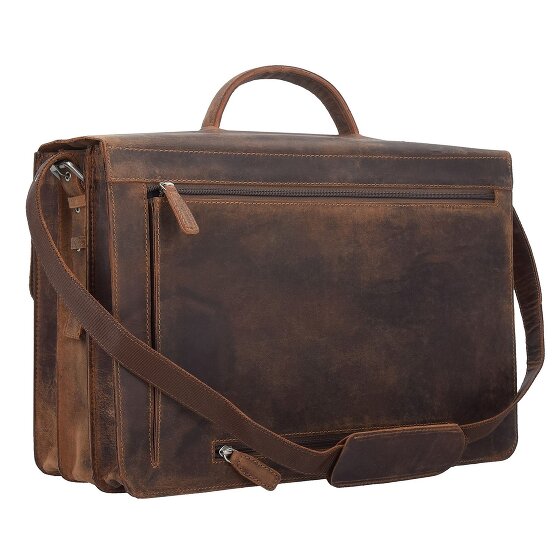 Plevier Retro Zeppelin Valigetta Pelle 43.5 cm Scomparto per laptop