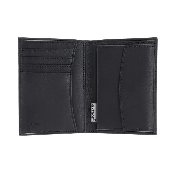 oxmox Leather Portafoglio Protezione RFID Vera Pelle 13 cm