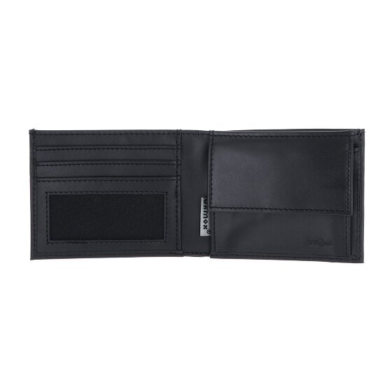 oxmox Leather Portafoglio Protezione RFID Vera Pelle 11 cm