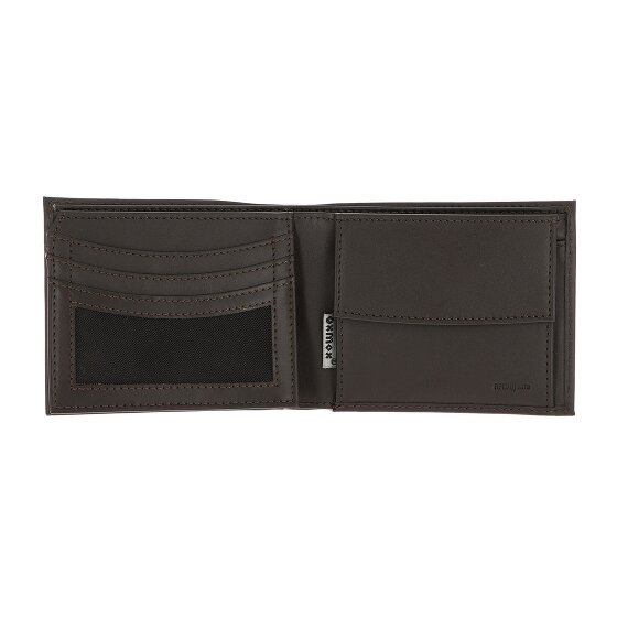 oxmox Leather Portafoglio Protezione RFID Vera Pelle 10 cm