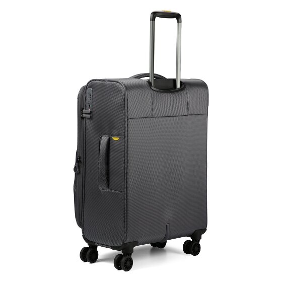 Mandarina Duck Zephyr 4 ruote Carrello M 67 cm con piega di espansione