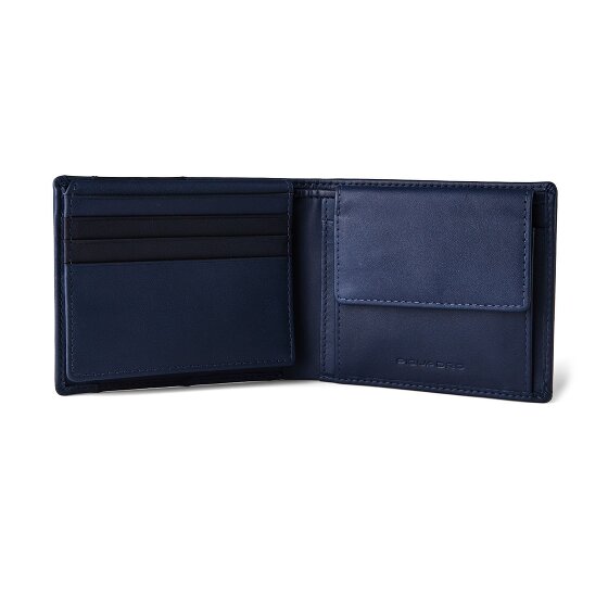 Piquadro Finn Portafoglio Protezione RFID Pelle 11 cm