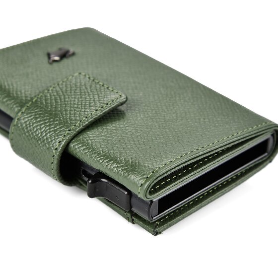 Braun Büffel Robin Custodia per carta di credito Protezione RFID Vera Pelle 7.5 cm