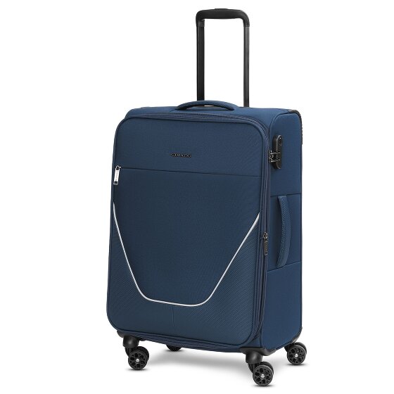 Stratic taska set di valigie a 4 ruote 3 pezzi con piega elastica