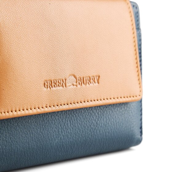 Greenburry Nappa Portafoglio Protezione RFID Pelle 14 cm